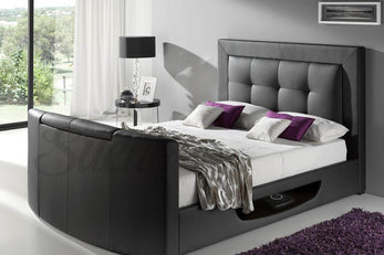 The Evolution of Beds: Cavemen to Built-in-TVs