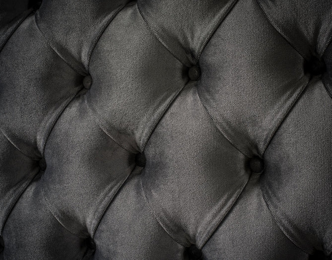 Tall Winged Chesterfield Headboard