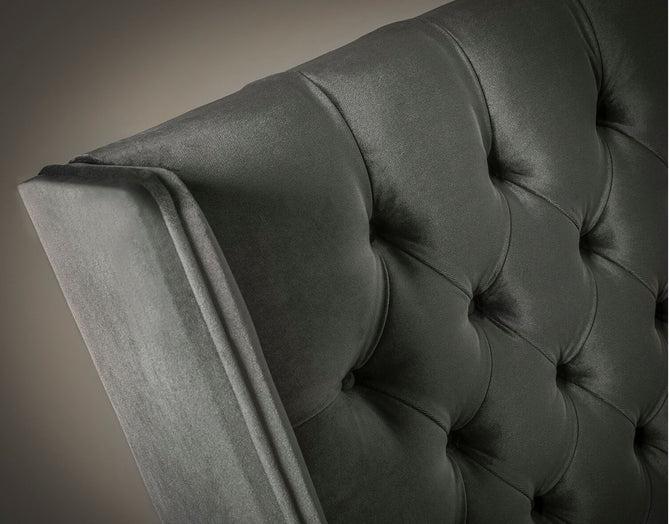 Tall Winged Chesterfield Headboard