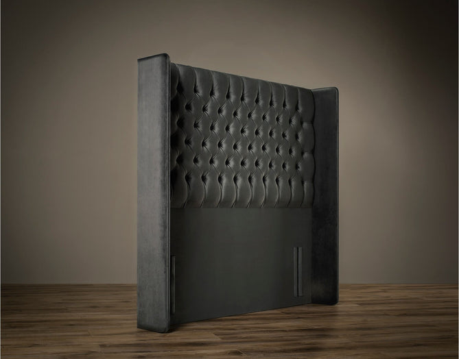 Tall Winged Chesterfield Headboard